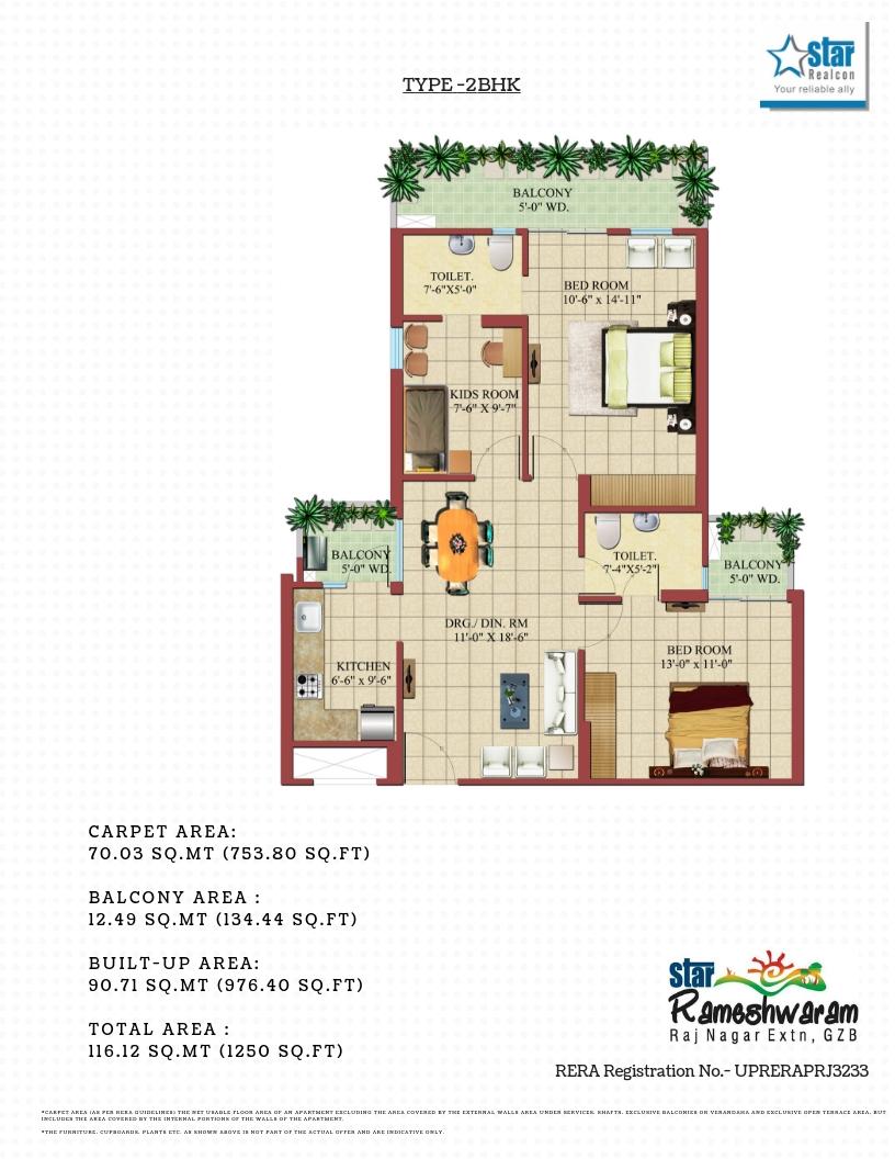 Star Rameshwaram Floor plans